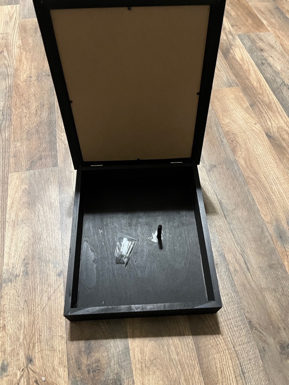 Hidden Photo Frame Storage Shelf - Black - Picture 3 of 4